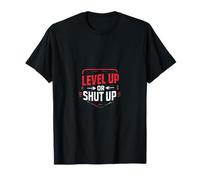 Niveau Ou Tais-Toi Humour Gaming Rétro T-Shirt