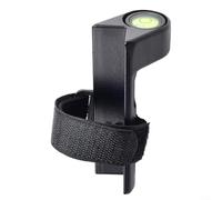 Niveau portable à angle droit avec poteau de centrage vertical et indicateur de bulle pour une utilisation de mesure (noir)