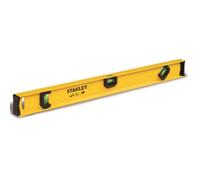 Stanley – Niveau profilé I-Beam Basic 0-42-074 – 60 cm Aluminium, 3 fioles, précision ±2 mm/m