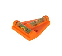 niveau pyramide avec aimant 6 cm orange