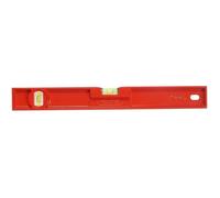 STANLEY 1-42-251 Niveau Rectangulaire Tmlh 40 cm Fabriqué en France - Niveau Rectangulaire Alliage Aluminium - Léger et Résistant - 2 Fioles Antichocs - 2 Semelles Usinées