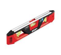 Niveau torpille T PRO 23cm Aluminium/ABS Plastique rouge/noir 1 mm/m 1 mm/m SOLA