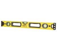Stanley Niveau 1-43-524 60 cm FATMAX – Aluminium renforcé, 3 fioles haute-visibilité