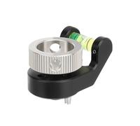 Niveaux à bulles portables avec vis de 6,35 mm pour une fixation facile aux appareils photo reflex numériques, construction en aluminium, niveaux à bulles liquides avec vis de montage pour trépied