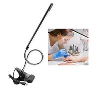 Niveaux de luminosité réglables par USB - Lampe pivotante à 360 ° - Pour tatouage, manucure, maquillage, clip sur la lampe de table LED à intensité Eye Care - Lampe de table et lampadaire