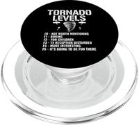 Niveaux De Tornades Drôles - Tempête Chassant Les Tornades PopSockets PopGrip pour MagSafe