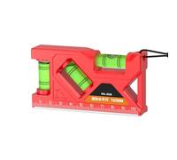 Niveaux Torpilles 3 tailles magnétiques Torpilles Spirits Outil avec bulle 45/90/180 degrés Niveau à bulle magnétique en plastique