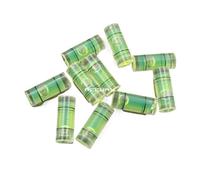 Niveaux tubulaires en acrylique 6x15mm, mini niveau à bulle, indicateur de niveau de liquide for suspendre une règle horizontale, 100 pièces