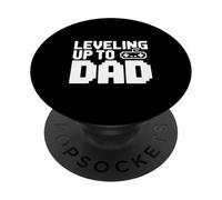 Niveler jusqu'à Papa Jeu Amusant pour Les Nouveaux pères PopSockets PopGrip Adhésif