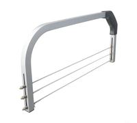 Niveleur à gâteau réglable à 3 lames avec marquages de hauteur et poignée confortable pour décoration de pâtisserie multicouche, trancheuse en fil d'aluminium pour des couches de gâteau homogènes et