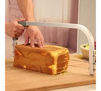 Niveleur à gâteau réglable, trancheuse professionnelle à 3 lames en acier inoxydable pour outils de cuisson