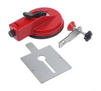 Niveleur à ventouse avec support inclinable pour installation de carrelage mural, outil de fixation d'angle en marbre, pince de fixation ABS pour projets de rénovation de maison, rouge 6.1(B)