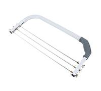 Niveleur de Coupe-gâteau en Fil Réglable, Outils de Cuisson en Acier Inoxydable pour Boulangers Professionnels et Amateurs, Blanc Brillant