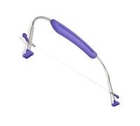 Niveleur de coupe-gâteau réglable, niveleur de gâteau, coupe-gâteau en acier inoxydable avec poignée antidérapante outil de cuisson de coupe de gâteau pour boulangerie de gâteau