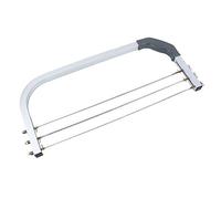 Niveleur de gâteau Réglable en Acier Inoxydable, Outils de Cuisson Professionnels pour la Cuisine, Trancheuse à Double Fil avec Poignée en Plastique pour les Décorations de