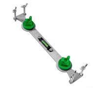 Niveleur de montage de tuyaux, outil de réglage de plomberie en métal, jauge de niveau intégrée pour un alignement précis du robinet de douche sur le mur