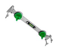 Niveleur de montage en métal pour eau chaude et froide - Support réglable avec niveau intégré pour pommeau de douche, fauce