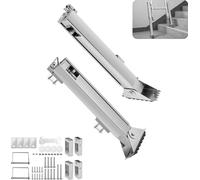 Niveleur d'échelle VEVOR, outil de mise à niveau d'échelle extensible en acier de 288 mm, serrage rapide, stabilisateur d'échelle d'escalier, facile à utiliser, accessoire d'échelle de rallonge