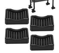 Niveleurs de gril en caoutchouc pour l'extérieur | Cales de nivellement pour barbecue | Pied de cale pour nivellement | Outil de barbecue empilable pour terrasse, jardin, cour, camping