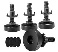 Niveleurs de pieds en T - Pieds de meubles robustes, supports de grande base pour canapé | 3,6 cm - Pieds de nivellement réglables en T pour tables, armoires, base pivotante, patins de pieds de pieds