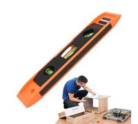 Niveller De Paroi Magnétique - ABS 4x2x2cm Règle De Paroi Horizontale Verticale, Jauge De Mesure | Point D'alignement Outils De Mesure Équilibrés, Règle Équilibrée - Construction, Suspendues Et