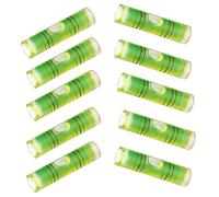Nivelles tubulaires,10 pièces Mini Niveau à Bulle,mini niveaux à bulle de précision,Accessoire pour Camping Cars Ou Caravanes,pour caravane,caméra,bricolage,9,5x40mm