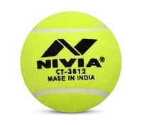 Nivia Balles de tennis pour cricket lourdes - Lot de 6 - Jaune