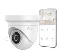 NIVIAN Caméra de sécurité motorisée 2K avec WiFi, détection de Mouvement, Vision Nocturne, Audio bidirectionnel, Suivi Automatique et contrôle Vocal et Application