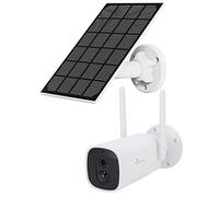NIVIAN-Caméra de Surveillance WiFi+Panneau Solaire-Batterie Longue durée 10400mAh-FullHD-Détection de Mouvement et Humaine-Extérieur-Vision Nocturne-Audio bidirectionnel