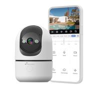 NIVIAN Caméra IP 4G Intérieure 3MP 2K avec Carte SIM Incluse - Caméra de Surveillance sans WiFi, Détection Humaine IA, Vision Nocturne, Audio Bidirectionnel, Suivi Automatique, Rotation