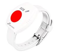 Nivian NVS-Bracelet - Bracelet Bouton SOS sans Fil, Bouton d’Urgence 433 MHz Compatible Alarmes Nivian, Portée 80 m, Indicateur LED, Sécurité Maison ou Entreprise