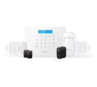Nivian - Système d'alarme pour Maison et Entreprise sans Frais mensuels | Kit d'alarme WiFi/GSM | Télécommande Via l'application Tuya | Installation Facile sans câbles | Jusqu'à 60 détecteurs
