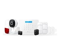 Nivian - Système d'alarme pour Maison et Entreprise sans Frais mensuels | Kit d'alarme WiFi/GSM | Télécommande Via l'application Tuya | Installation Facile sans câbles | Jusqu'à 60 détecteurs