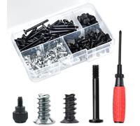 Nivithi Assortiment de 150 vis pour ordinateur, kit de vis longues et courtes pour montage de ventilateur de boîtier PC, 30 mm et 10 mm.