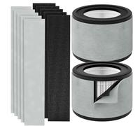 NIVMOWN Lot de 2 filtres de rechange Z-2000, compatibles avec le purificateur d'air TruSens AFHZ200001AU Z-2000, Z-2500, Z2000, filtration à 3 niveaux avec 2 filtres HEPA + 6 filtres à charbon + 6