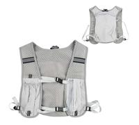 Nivofu Laufrucksack, Verstellbare Brustgurte, Respirant Reflektierende Trinkrucksack mit Handyhalterung, Laufweste für Damen und Herren, Trinkweste Laufen für Jogging,Wanderungen, Marathn