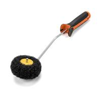 Nivofu Rouleau à Enduire d'Angle avec Poignée - Rouleau Enduit Spécial Coins pour Finitions Précises - Petit Rouleau Peinture Anti-Goutte pour Murs, Plafonds et Placo - Compatible Acrylique et Latex