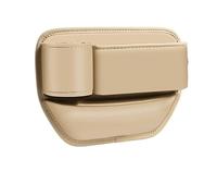 NIVQH Stockage D'éCart SièGe Voiture pour BMW X1 F48 2016-2021,Poche Console Avant Cuir PU avec Porte Gobelet Organiseur LatéRal Accessoires Auto,D?YellowMain Driving