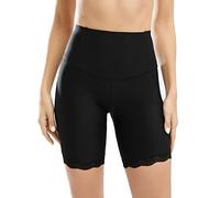 Niwicee Gainante Femme Ventre Plat Culotte Gainante Shorty Gainant Amincissante Culottes Sculptantes Anti Frottement Cuisse Invisible Body Shaper Shapewear Panty-Noir-L