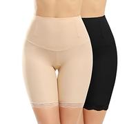 Niwicee Gainante Femme Ventre Plat Culotte Gainante Shorty Gainant Amincissante Culottes Sculptantes Anti Frottement Cuisse Invisible Body Shaper Shapewear Panty-Mixte-XXL