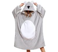 Niwicee Sweat à Capuche Oversize Couverture à Capuche Unisexe Pull Chaude Panda Sweat Chaude Grandes Poches TV Couverture Hoodie/Enfants/Adulte Animale Robe de Chambre-Adulte-Koala-