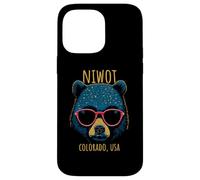 Niwot Colorado USA Ours Portant des Lunettes de Soleil Coque pour iPhone 14 Pro Max