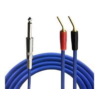 NIWPPKIMX Câble audio 6,5 mm vers 2 bananes 6,5 mm vers 2x cosses plates 6,5 mm vers 2x broches 2,0 mm 6,5 mm vers 2 fils ouverts for haut-parleur actif(2MM,8m)