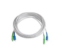 NIWPPKIMX Câble optique SC UPC + vers UPC +, rallonge monomode à 2 cœurs, cordon de raccordement for Fiber optique intérieure, 60M/70M/80M/90M/100M/120M(70M)