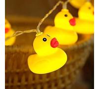 NIWWIN 1.8 M 10 LED chambre d'enfants mignon Animal veilleuses pour lumières de vacances arbre lumières décoratives fête cour et jardin enfants chambre dortoir décor (Canard)