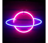 NIWWIN Enseignes au néon pour chambre à coucher avec base de support, batterie ou USB, décoration lumineuse pour la fête d’anniversaire de Noël Salon Chambre à coucher Table Enfants Cadeaux.