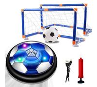 NIWWIN Hover Ball Toy, Air Power Football avec de la lumière, Peut être chargé.imitant Un Match de Football, Cadeaux de Noël pour garçons et Filles 3 4 5 6 7 8-12 Ans.