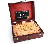 Nix Geschenk - Cadeaux amusants pour hommes, femmes et amis - Idée parfaite pour les anniversaires et les occasions spéciales - Rien de cadeau d'anniversaire (rouge)