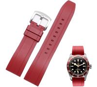 Nixiamy Bracelets de Montre en Caoutchouc Fluoré Doux Durable 19mm 20mm 21mm 22mm FKM à Libération Rapide Plongée Style Bracelet de Remplacement pour Femme Homme