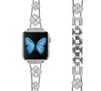 Nixiamy Bracelets métalliques compatibles avec les bracelets Apple Watch de 42 mm, 41 mm, 40 mm, 38 mm, bracelet en acier inoxydable pour Apple Watch Series 10 9 8 7 6 5 4 3 2 1 SE Ultra pour femme